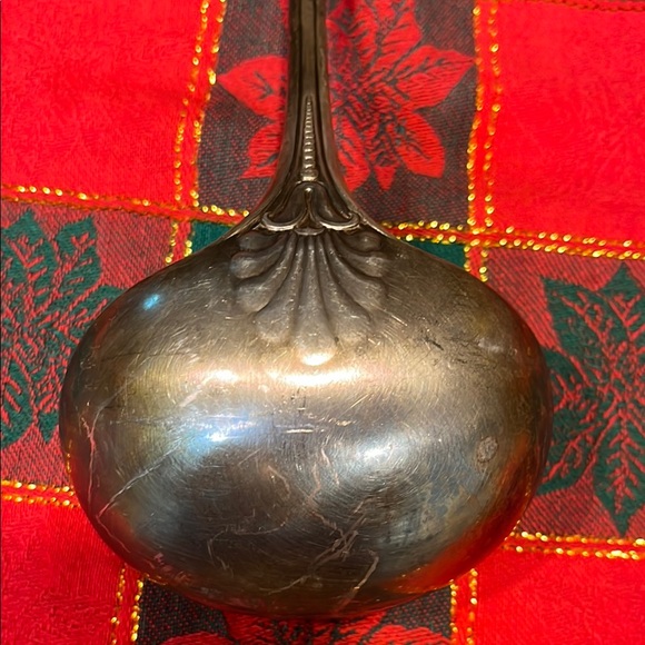 Vintage Silver Ladle with Ornate Handle - Picture 5 of 7